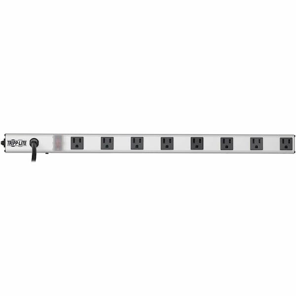 Tripp Lite Power Strip, 8-Outlet, RA, 5-15P, 24in cord - PS2408RA