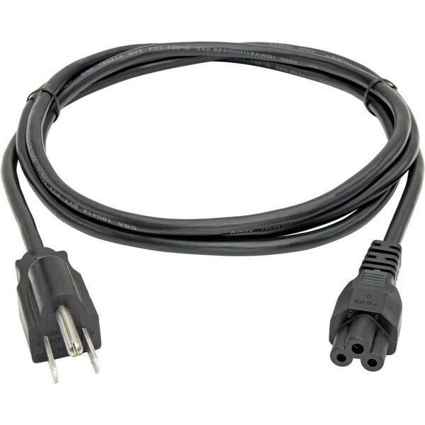 Tripp Lite Power Cord, 5-15P to C5, 10A, 18AWG, 3ft - P013-003