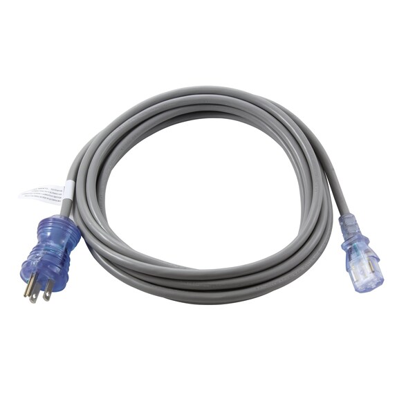 Ac Works 10ft 10 Amp 125 Volt 18/3 Medical-Hospital Grade Power Cord - MD115