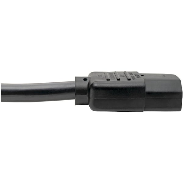 Tripp Lite Power Cord, HD, 5-15P to C13, 15A, 14AWG, 3ft - P007-003