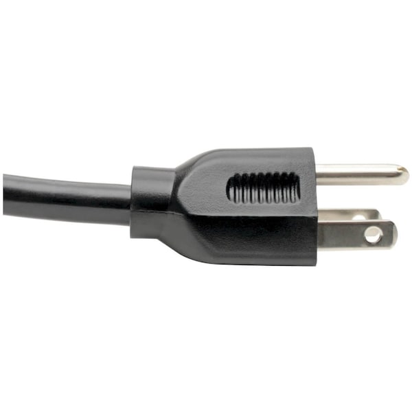 Tripp Lite Power Cord, HD, 5-15P to C15, 15A, 14AWG, 4ft - P019-004
