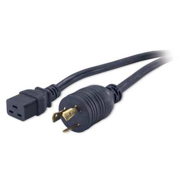 Apc Power Cord, L6-20P, SJT, 12 ft., Blk, 16A, 12/3 - AP9871