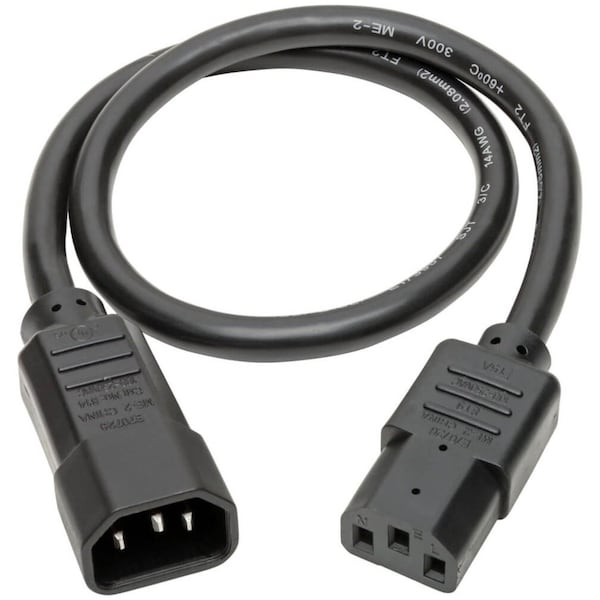 Tripp Lite Heavy Duty Power Cord, C14, C13, 14LA, 18ft - P005-18N