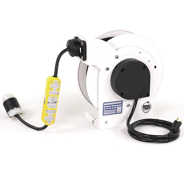 Kh Industries 50 ft. 12/3 Retractable Cord Reel 20 Amps - RTAG3LW-WCL520-J12K