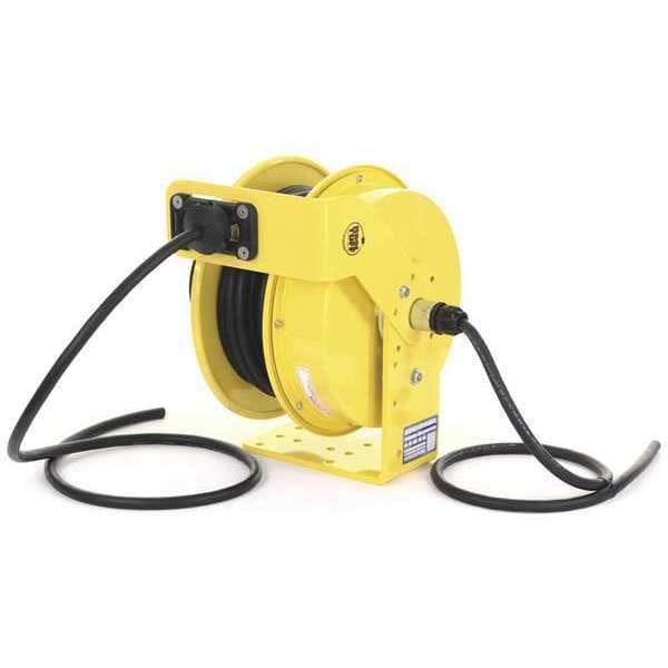 Kh Industries 50 ft. 10/3 Extension Cord Reel 25 Amps 0 Outlets 600VAC Voltage - RTFH3L-WW-B10K