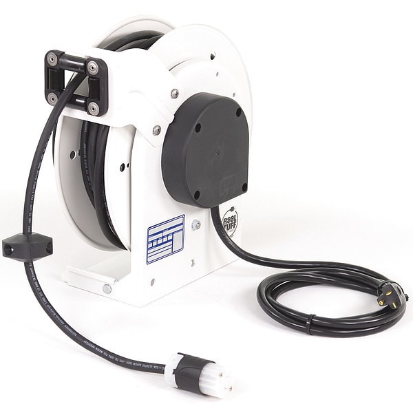 Kh Industries 35 ft. 12/3 Retractable Cord Reel 20 Amps - RTAN3LW-WC520-J12H