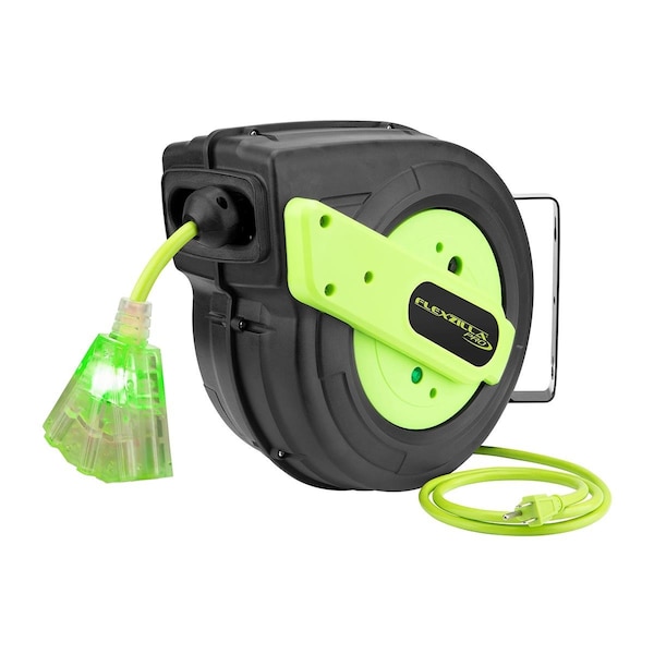 Legacy 123 AWG 60 ft Retractable Extension Cord Reel - LMFZ8120603