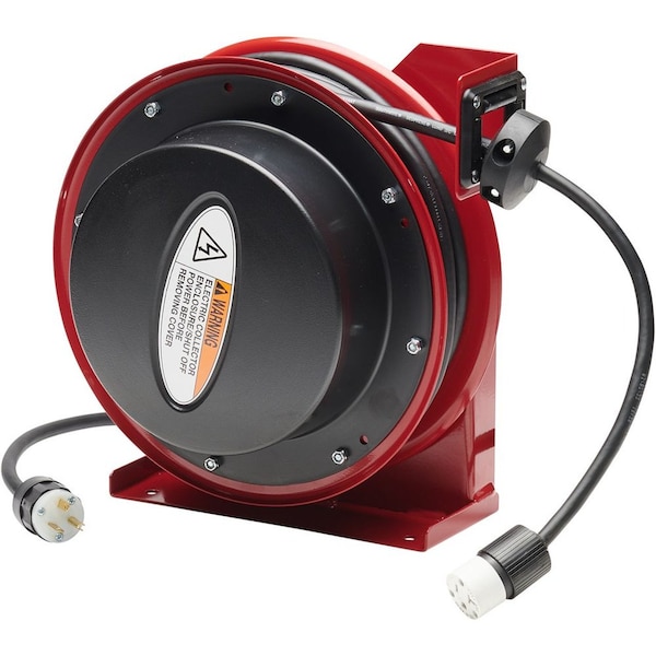 Reelcraft 12/3 x 45 ft. 20A, Single Outlet Electric Cord Reel 12 - L-4545-123-3A-PALLET