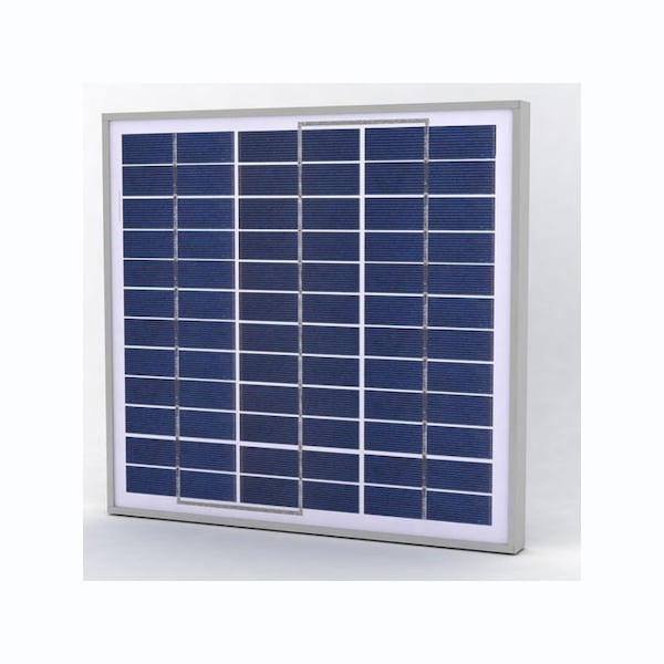 Tycon Systems Polycrystalline Solar Panel, 30 W, 34.4V DC, 0.87 A, Wire Lead - TPS-24-30