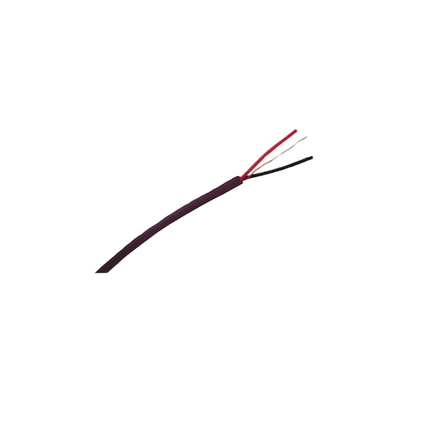 Belden Multi-Conductor Cable, 24 AWG, 2 C, Gray, PVC, Stranded, 300V AC, Indoor - 1800B T5X1000