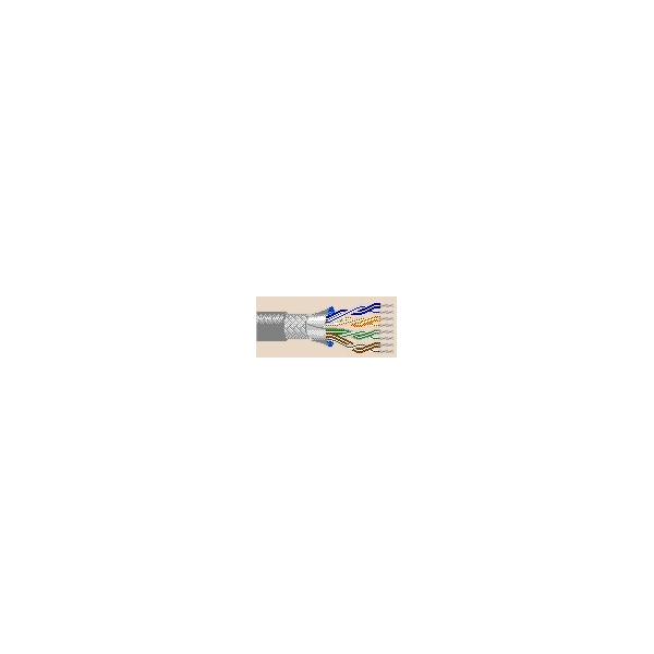 Belden Multi-conductor Cable, 24 AWG, 12 C, Chrome, PVC, Stranded, 300V AC - 8336 0601000