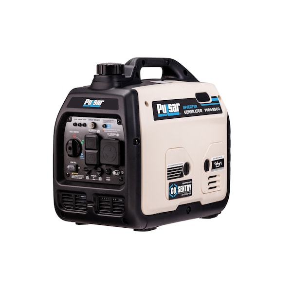 Pulsar Portable and Inverter Generator, Gasoline, 3,200 W Rated, 4,000 W Surge, Recoil Start, 120V AC - PGD40ISCO