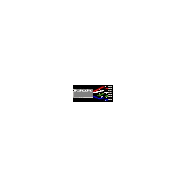Belden Multi-Conductor Cable, 18 AWG, 16 C, Chrome, PVC, Stranded, 300V AC - 9161 0601000