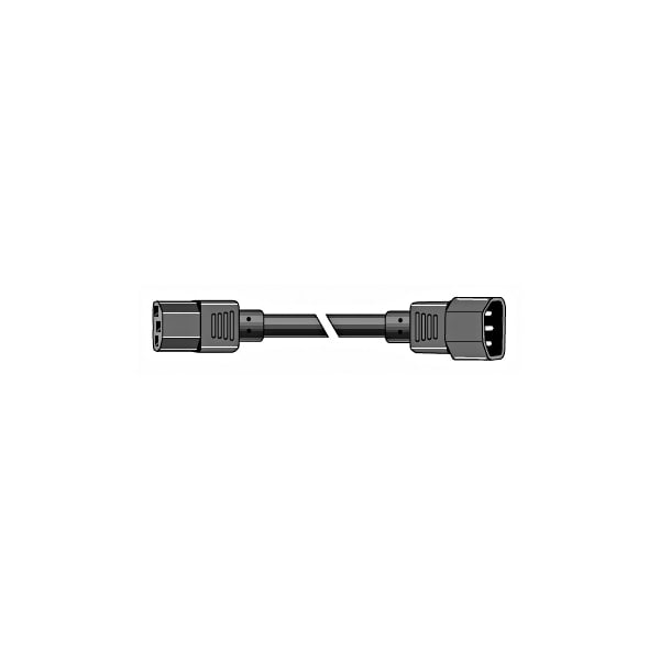 Alpha Wire Portable Cord, SJT, 16 AWG, 3 C, Black, PVC, Stranded, 300V - 1942/3F BK003