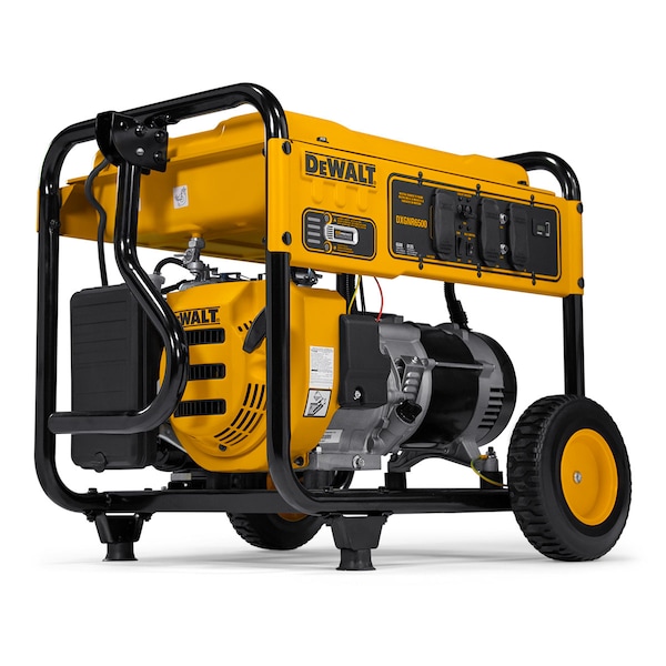Dewalt Portable Generator, 6,500 W Rated, 8,125 W Surge, 66.7 A/54.2 A/33.3 A/27.1 A A - PMC166500