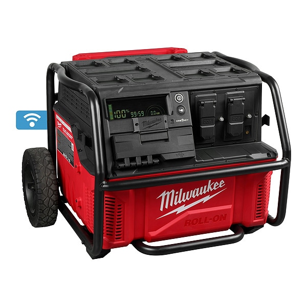 Milwaukee Tool Portable Generator, 3600W Rated, 7200W Surge, 120V, 15A A - 3300R