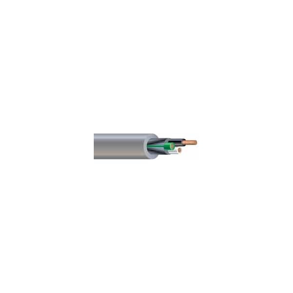 Southwire Portable Cord, STOW, 14 AWG, 4 C, Gray, PVC, Stranded, 600V - 20047-XX-09