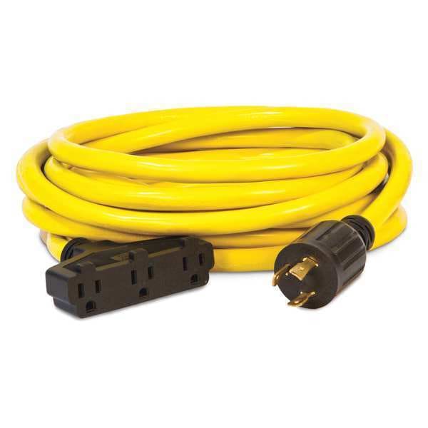 Champion Power Equipment Generator Power Cord, Cord 25 ft., Plastic - 48034