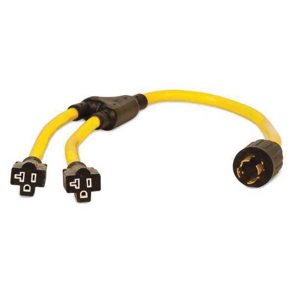 Champion Power Equipment Generator Power Cord, Cord 3 ft., Plastic - 48035