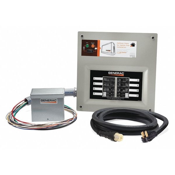 Generac 50 Amp HomeLink MTS Kit (alum PIB), 10-16 circuits, flush or surface mount, NEMA 1 - 9855