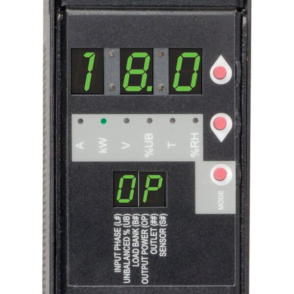Tripp Lite PDU, 3-Ph, Switched, 18kW, 24 C13, 6 C19, 0U - PDU3XVSR6G30B