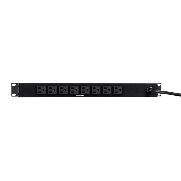 Monoprice 14 Outlet Metal 1U Rackmount Power Distribution Unit with Ampere Meter - 40003