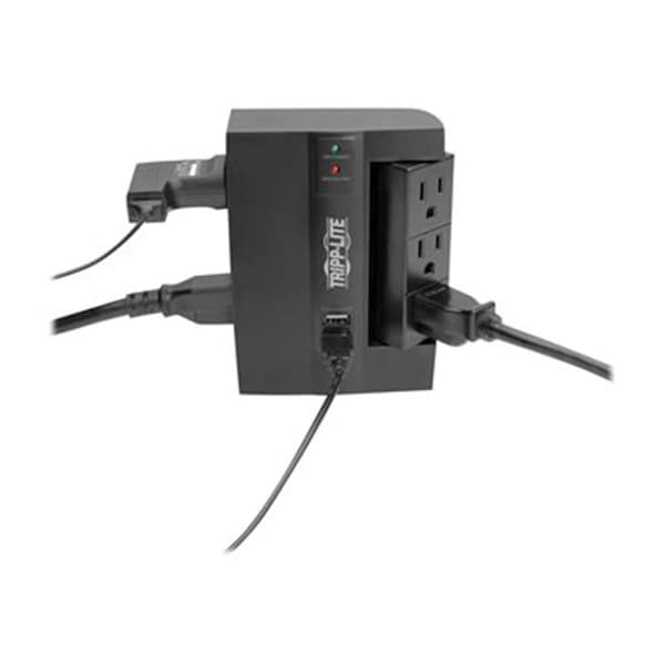 Doomsday 6 Outlet 2 USB Ports Surge Protector Power Strip with 3 Rotatable Outlets - DO894794