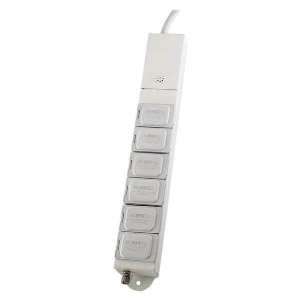 Hubbell Wiring Device-Kellems Surge Protected HCOA UL2930, 15A, 6 Ft. - HBL6MG6
