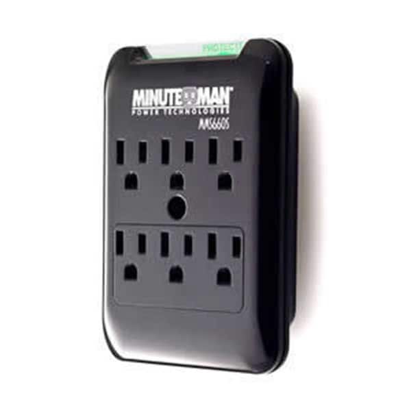 Minuteman Ups Slim 6-outlet Wall Tap 1080 Joules - MI478760
