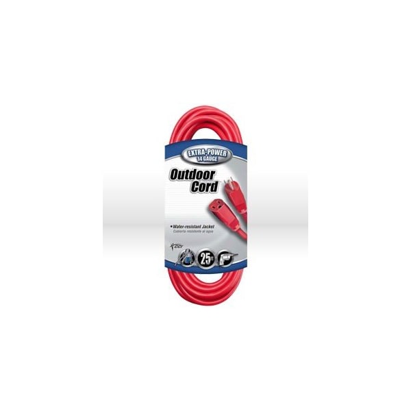 Southwire SJTW Extension Cord, 16 AWG, Outdoor, 16/3, 25 ft - 02307
