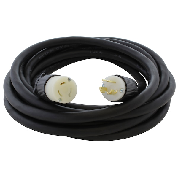 Ac Works SOOW; Cold Weather Extension Cord, 14 AWG, Indoor/Outdoor, 14/3, 1 Outlets, Black, Rubber, Nylon - L615PR-050