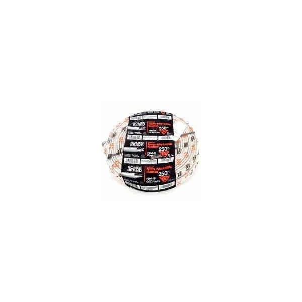Southwire NM-B, Non-Metallic Building Cable, 14 AWG, White, Solid, 250 ft - 14/3NM-WGX250