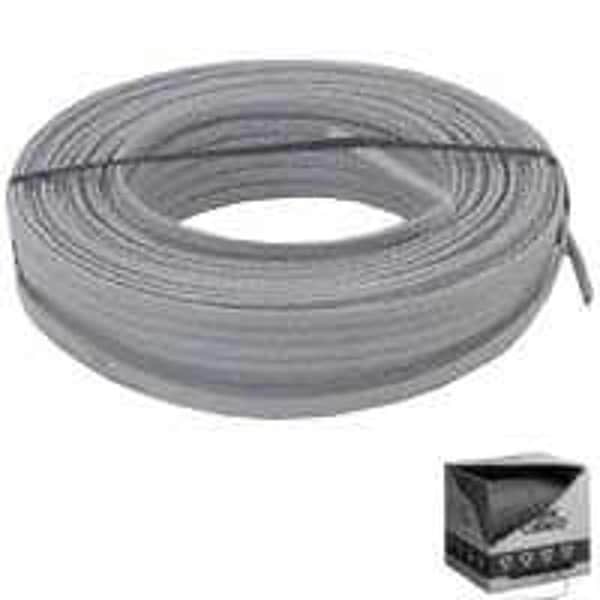 Romex UF-B, Building Wire, Copper, 12 AWG, 2C, Gray, 50 ft - 12/2UF-WGX50