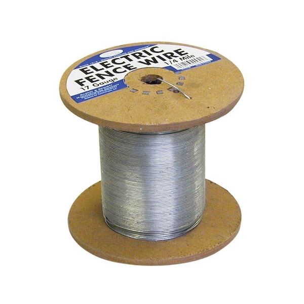 Yardgard MAT 5.71 in. H X 1320 ft. L Steel Electric Wire Silver - 317754A