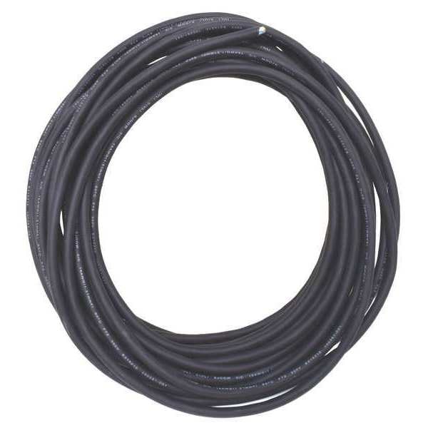 Zoro Select Portable Cord, SJOOW, 16 AWG, 3 C, Black, Rubber, Stranded, 300V, Indoor/Outdoor - E3689