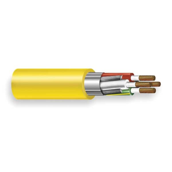 Carol Portable Cord, SOOW, 10 AWG, 4 C, Yellow, EPDM Rubber, Stranded, 600V, Indoor/Outdoor - 02646.85.05