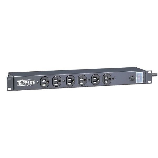 Tripp Lite PDU, 120V, 6 Outlet, 15 ft., Black - RS-0615-F