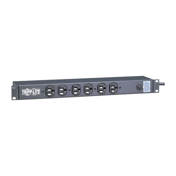 Tripp Lite PDU, 120V, 6 Outlet, 15 ft., Black - RS-0615-F