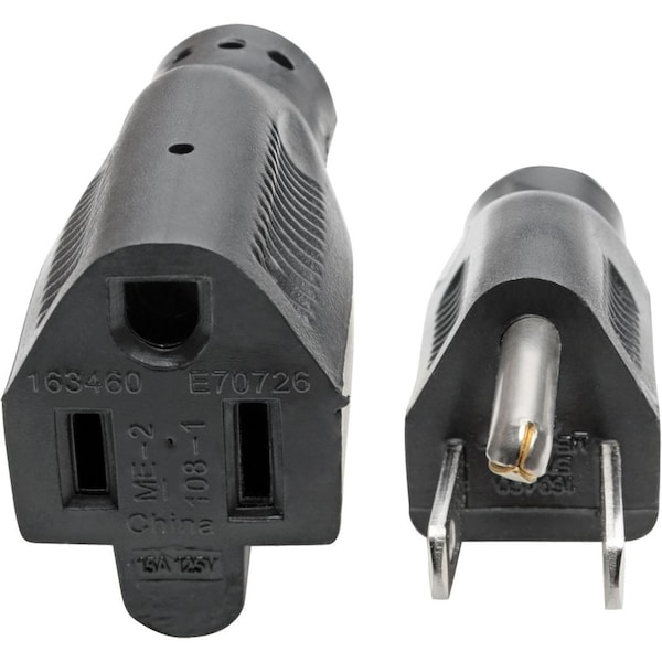Tripp Lite Power Cord, HD, 5-15P, 5-15R, 15A, 14AWG, 6ft - P024-006