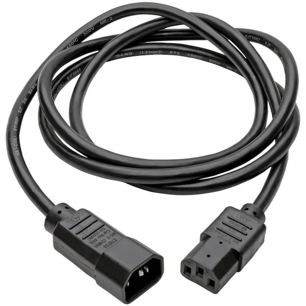 Tripp Lite Power Cord, C14 to C13, 10A, 18AWG, 6ft - P004-006