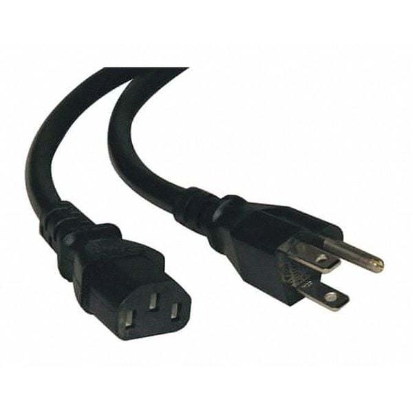 Tripp Lite Power Cord, HD, 5-15P to C13, 15A, 14AWG, 2ft - P007-002