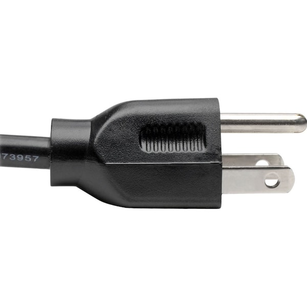 Tripp Lite Power Cord, 5-15P to C13, 13A, 16AWG, 8ft - P006-008-13A