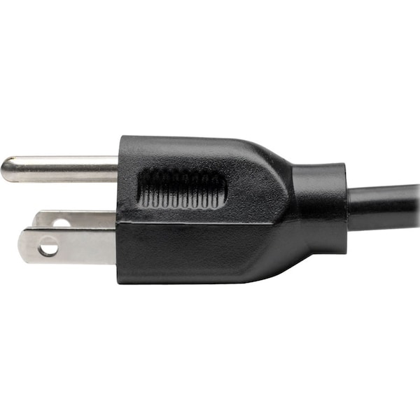 Tripp Lite Power Cord, 5-15P to C13, 13A, 16AWG, 8ft - P006-008-13A
