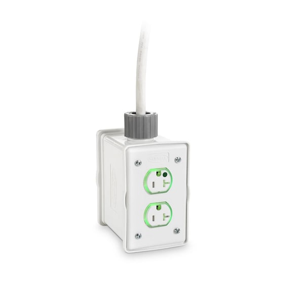 Hubbell Wiring Device-Kellems Extension Cord Reel 20 A Amps 125V AC Voltage - HBLIWC45123R220HG