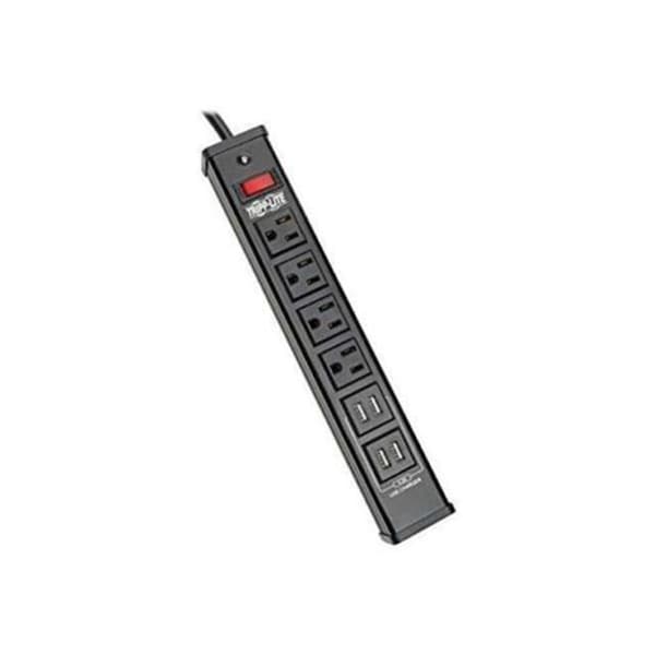 Doomsday Surge Protector Strip 4 Outlet 4 USB Charging Ports 6 ft. Cord - DO3465976