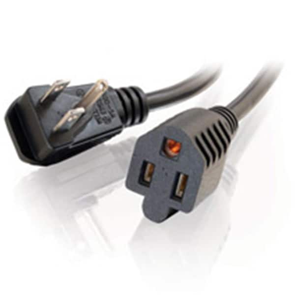 Fasttrack 1.5ft 18 AWG Flat Plug Power Strip Plus NEMA 5-15R to NEMA 5-15P - FA56974