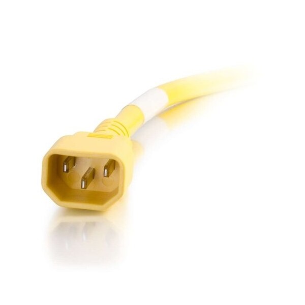 C2G 6Ft C14 To C13 18/3 Sjt Yellow - 17508