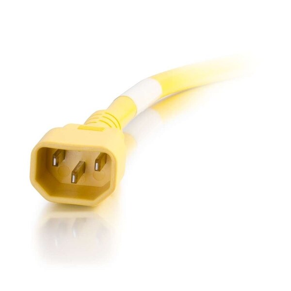 C2G 6Ft C14 To C13 18/3 Sjt Yellow - 17508