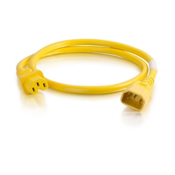 C2G 6Ft C14 To C13 18/3 Sjt Yellow - 17508