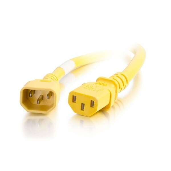 C2G 6Ft C14 To C13 18/3 Sjt Yellow - 17508